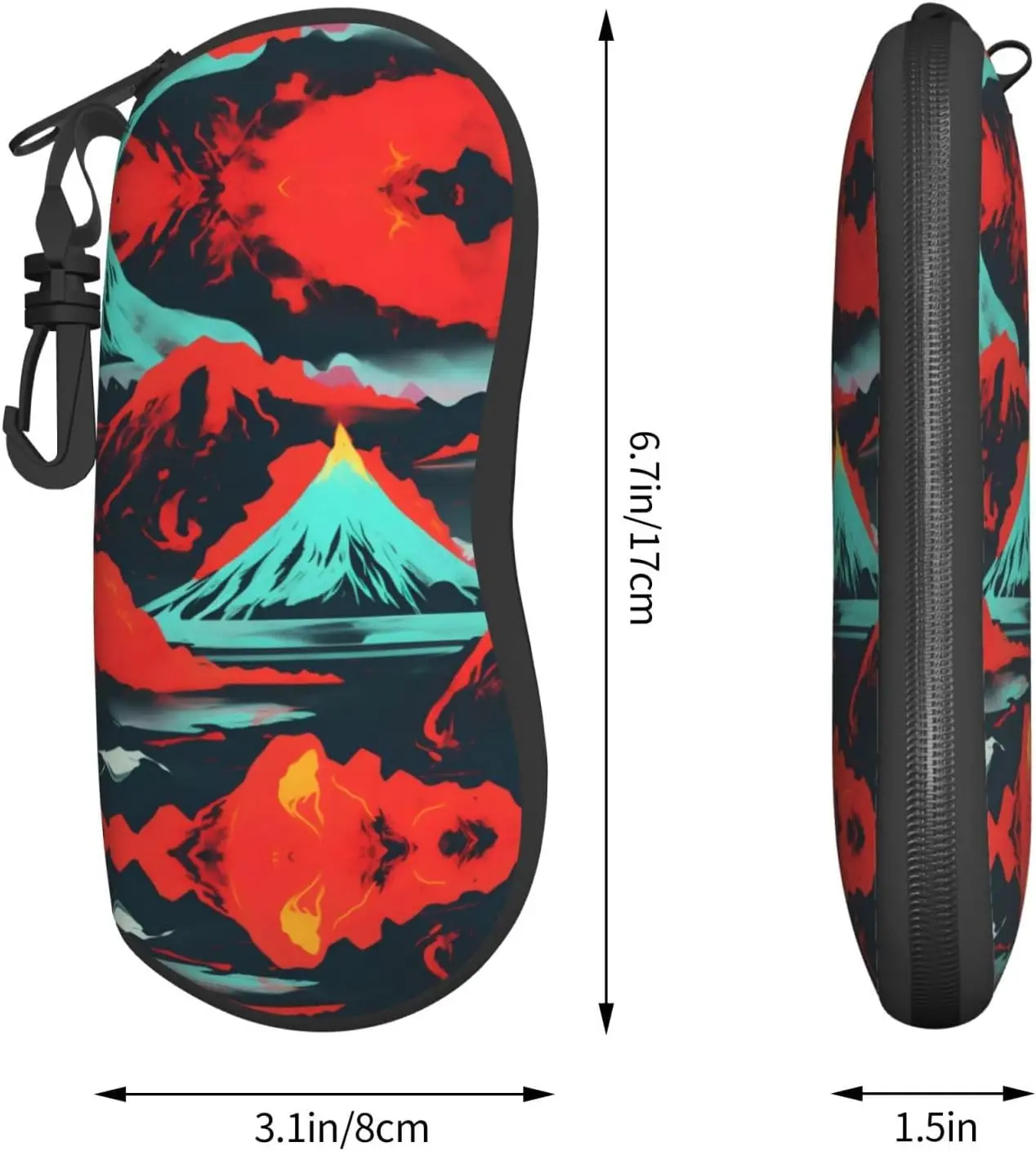 Солнцезащитные очки с узором в виде фейерверка мягкие переносные неопреновые на