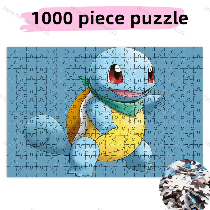 

TAKARA TOMY 1000 Pieces Pokmon Paper HD Printing Cartoon Creative Jigsaw Puzzle Toys Kids Adult Collection Hobby Birthday Gifts