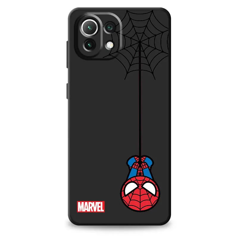 Marvel Spiderman Cool Phone Case For Xiaomi Mi 12X 12S 11X 10 12 Pro 11 Lite 10S 11T 11i 10T 11T Pro 10 Lite 11 Pro Soft Cover