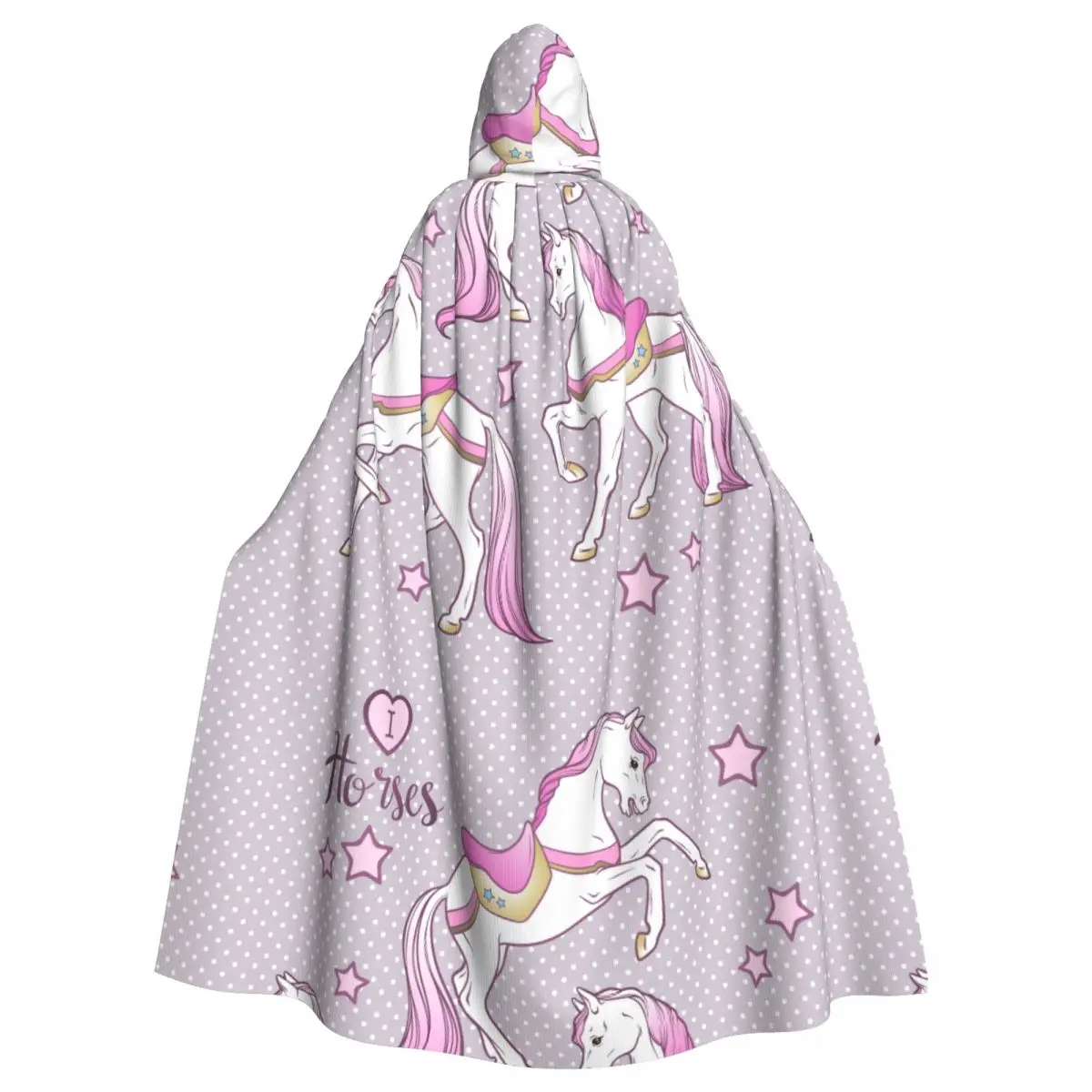 

Накидка с капюшоном, брикет с капюшоном, плащ для косплея, милые лошади и звезды