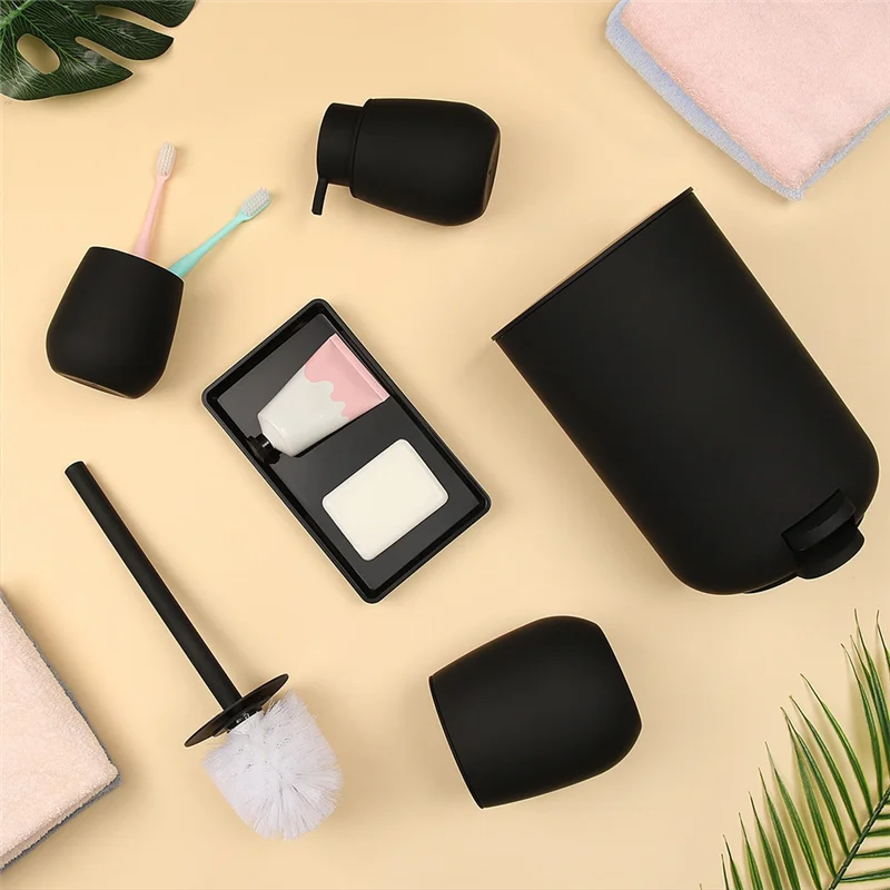 Набор для ванной комнаты маленькая мусорная корзина держатель зубных щеток