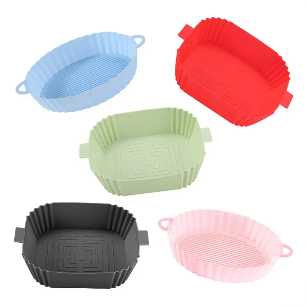 

Safe Cooking Fried Chicken Basket Mat 2 Types 3d Silicone Air Fryers Oven Baking Tray Airfryer Mold Airfryer Oven Baking Tray
