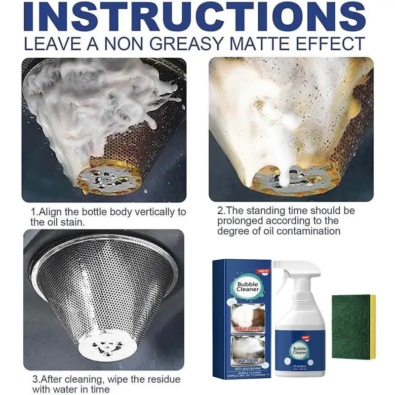 Кухонный волшебный обезжириватель спрей для удаления ржавчины