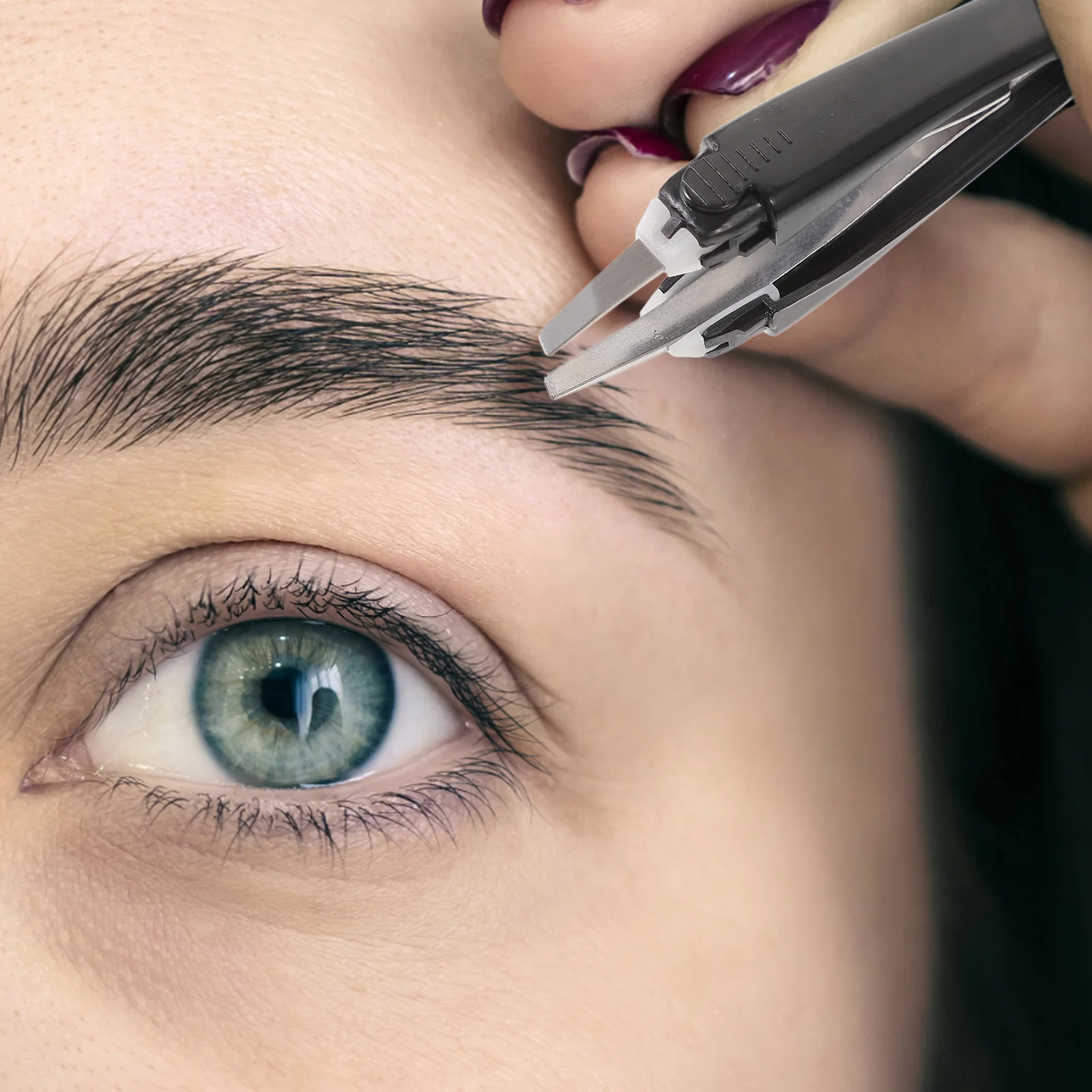 Автоматические выдвижные пинцеты для бровей удаления на лице (случайный цвет)