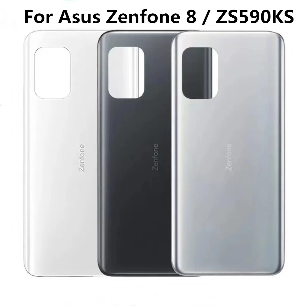 

Задняя крышка 5,9 “для Asus Zenfone8 ZS590KS, ASUS ZS590KS, стеклянная