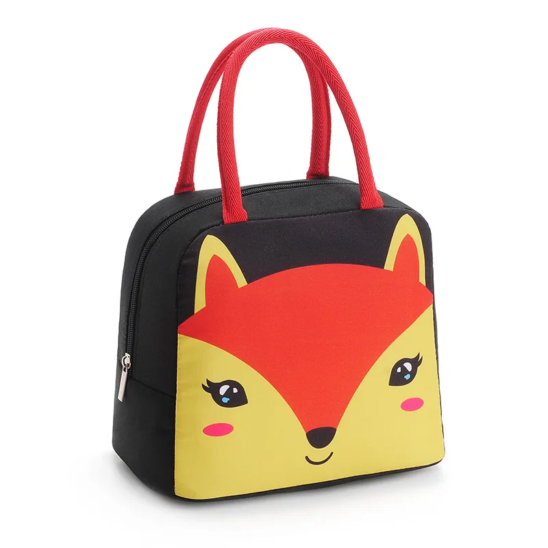 

Portable Cooler Bag Ice Pack Lunch Box Insulation Package Waterproof Nylon Portable Zipper Thermal Oxford Lunch Bags For Women