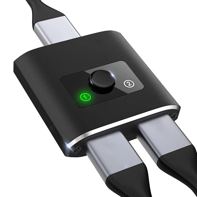 

HD Switch 4K @30HZ Switcher Two-in One-Out HD Video 1 in and 2 Out Intelligent Two-Way Switching