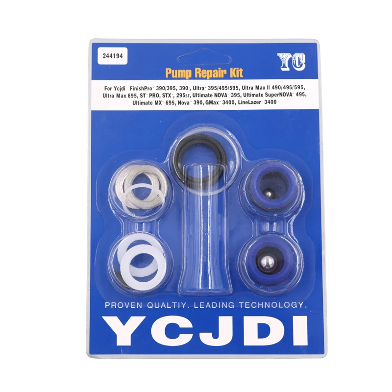 

Aftermarket Pump Repair Packing Kit 244194 For GR Sprayer 244194 Spay Gun 390 395 490 495 595