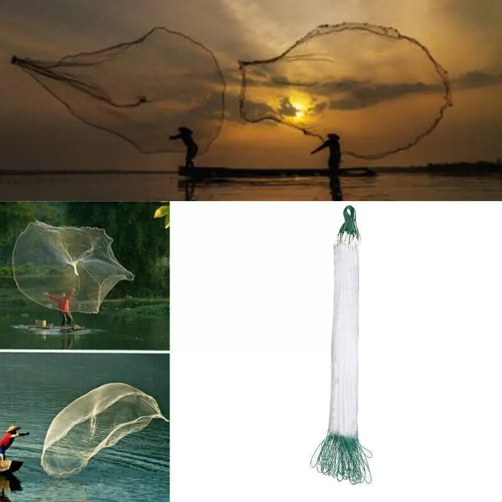 

Single Layer Floating Net Fishing Net Fish Mesh Trap Tackle Mesh Tools Tackle Fishing Gill Net Outdoor Monofilament Netting A9S7
