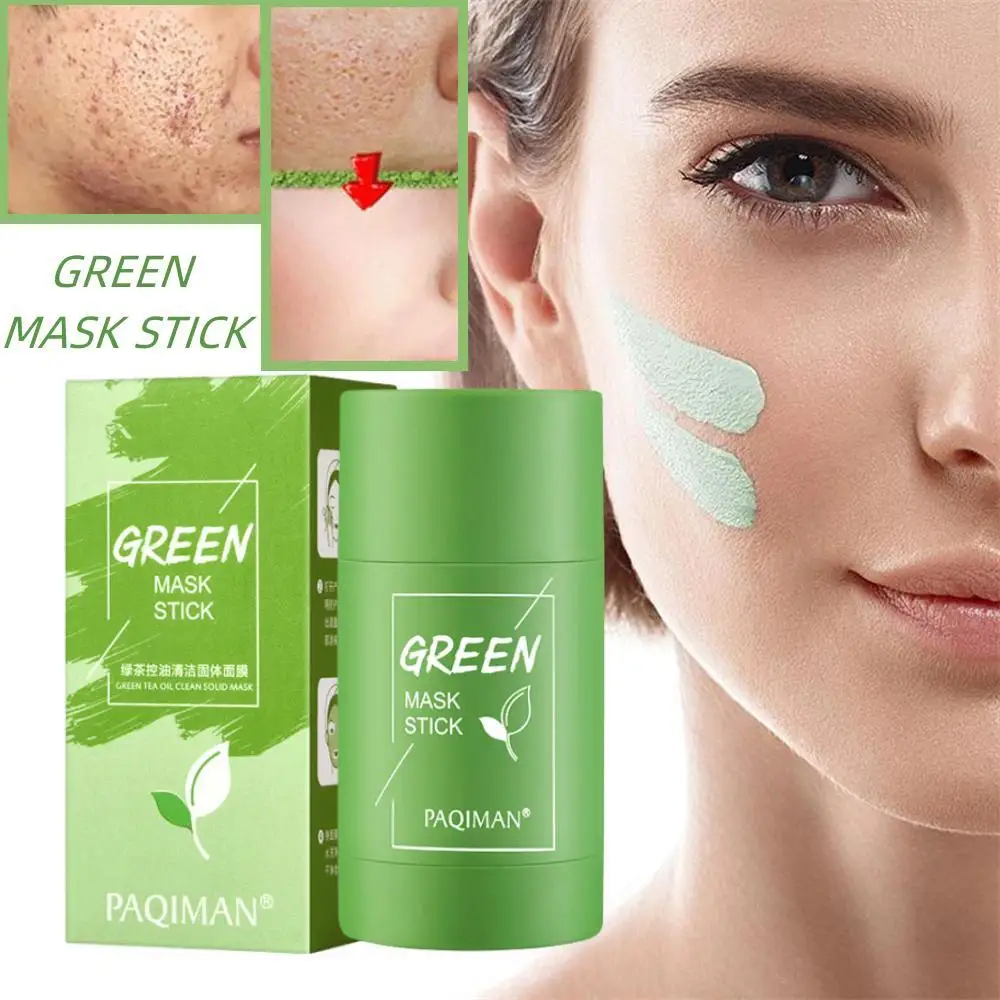 Moisturize Oil Control Cleansing Stick Shrink Pores Remove Blackhead Acne Water Wash Facial Mask