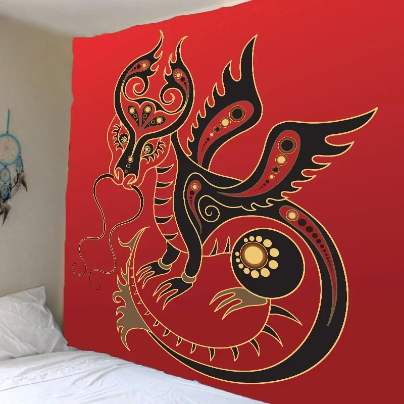 Гобелен с индийской мандалой Подвесной Настенный Коврик для песчаного пляжа