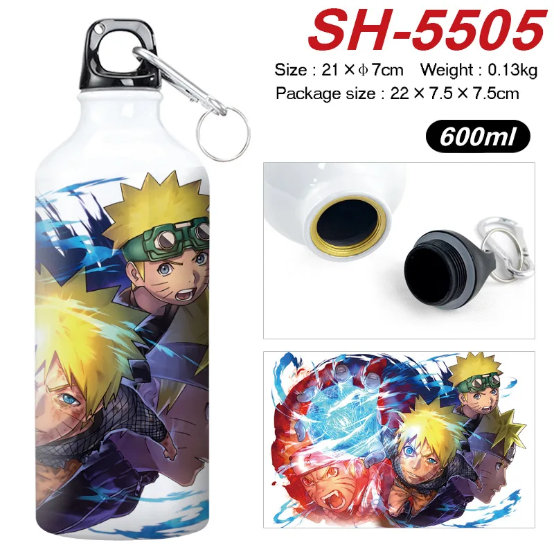 

Naruto Anime Peripheral Sports Kettle Aluminum Pot Water Cup Two-dimensional Student Portable Portable Cup Water Cup Teacup