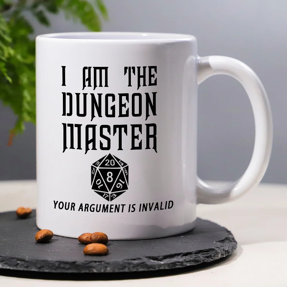 Фото 1 шт., забавная кофейная кружка D&D на 11 унций — юмор «Your Argument Is Invalid», идеальный подарок для геймеров и любителей игр, изолированная кружка с муравьем №2