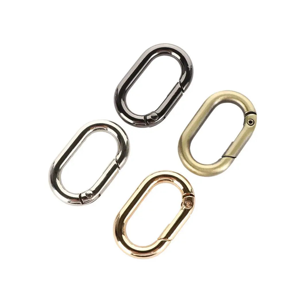 

Survival Outdoor Clip Zinc Alloy Oval Climbing Keychain Carabiner Ring Buckle Hook