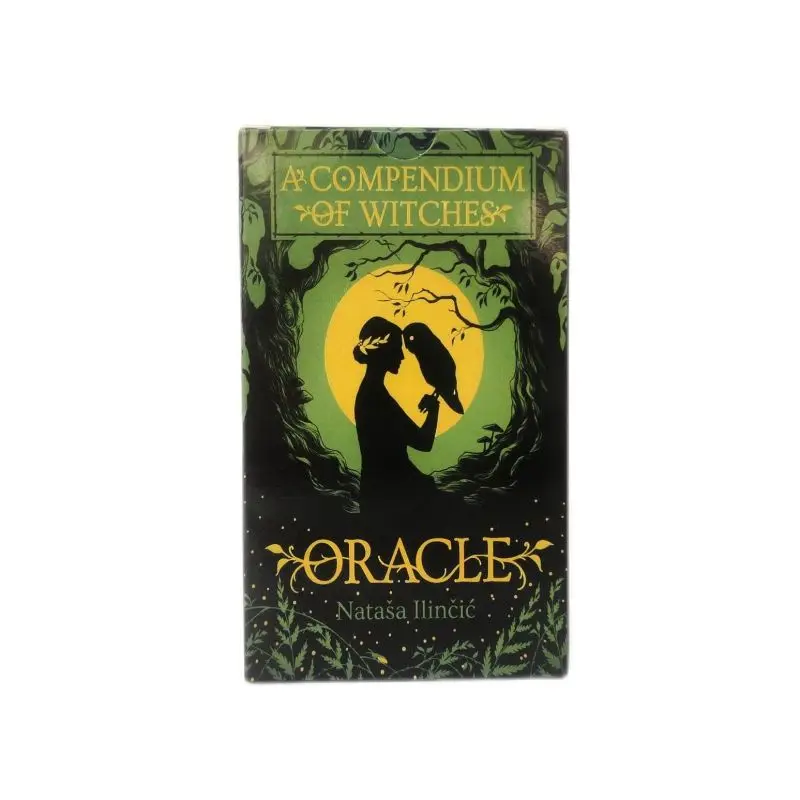 

New Card Deck 12x7cm A Compendium of Witches Oracle Cards 60 Cards/Set Family Friends Party Divination Board Game Holiday Gift