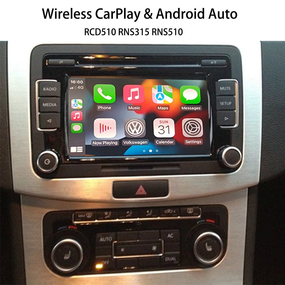 

Адаптер Autolink для модуля зеркала IOS для VW GOLF MK5 MK6 CC Sagitar RCD510