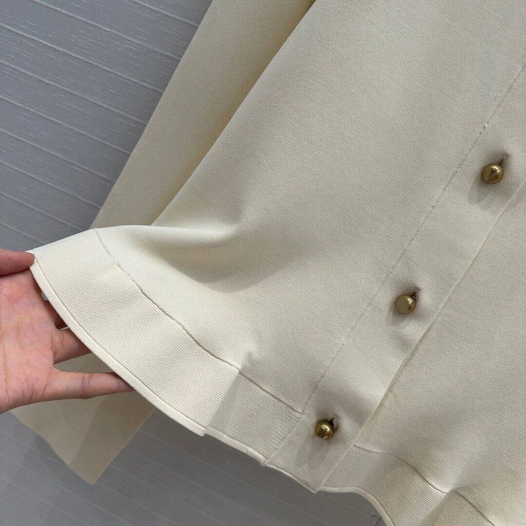 Женский винтажный вязаный свитер однобортный Кардиган составного кроя с круглым