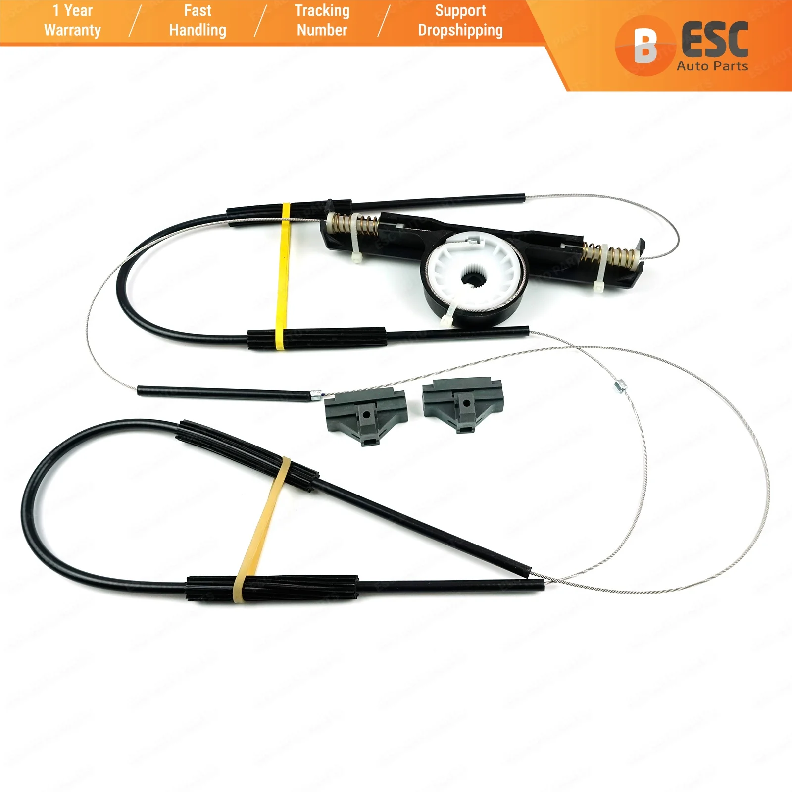 

For Ford Mondeo MK3 2000-2007 EWR5430 Electrical Power Window Lifter Regulator Repair Set Wheel House Front Left Door 1417697