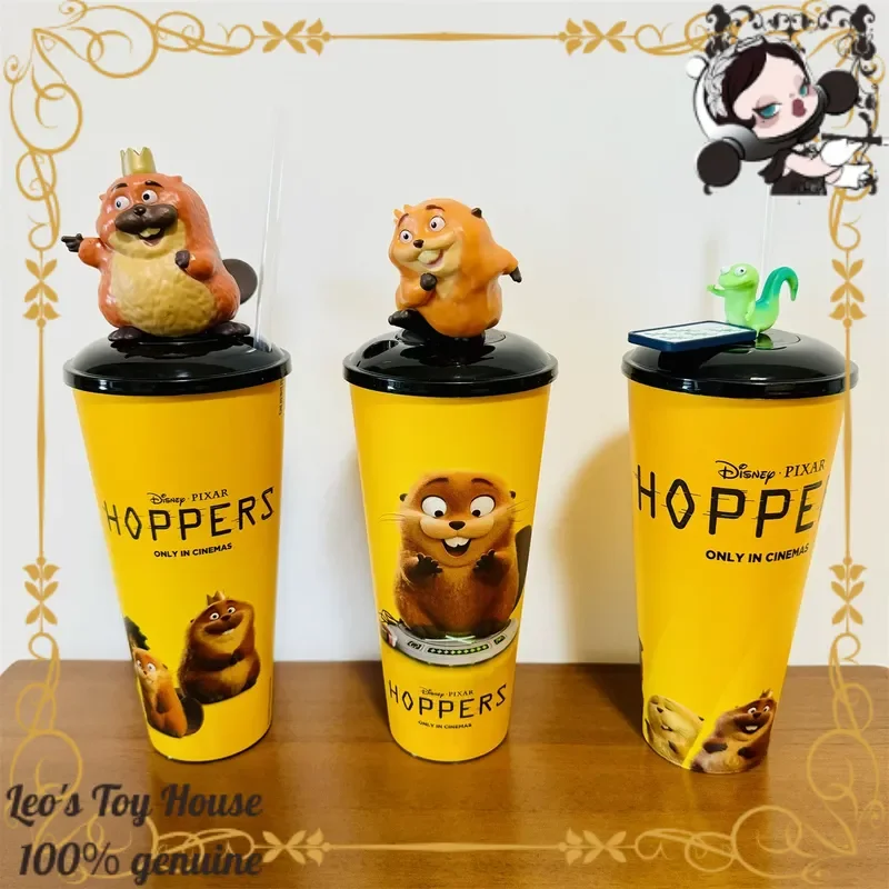 Фото Официальная серия Hoppers: Бутылка для воды с двойными стенками и персонажами Джордж, Кинг, Мэйбел, Том, подарочный набор №1