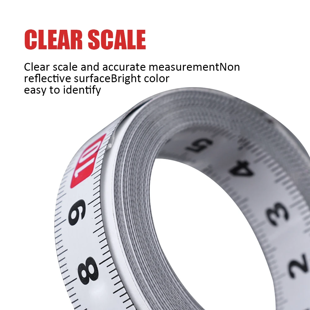Woodworking T Track Taśma miernicza 16mm Szerokość Metryczna samoprzylepna linijka skalowa do frezarki ukośnej Piła stołowa Narzędzia