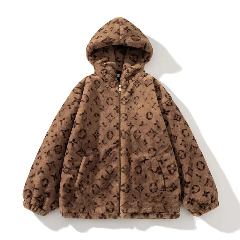 Winter Loose Ladies Cotton Clothes Plush Couple Student Coat Winter Warm Ladies Coat  Winter Coat