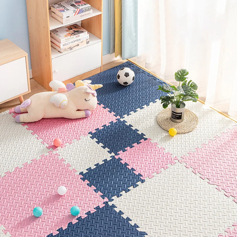 

8Pc EVA Foam Mat Non-slip Mat Children's Tatami Bedroom Home Gym Puzzle Carpet Sports Tile Floor Mat Yoga Room Fitness Equipment
