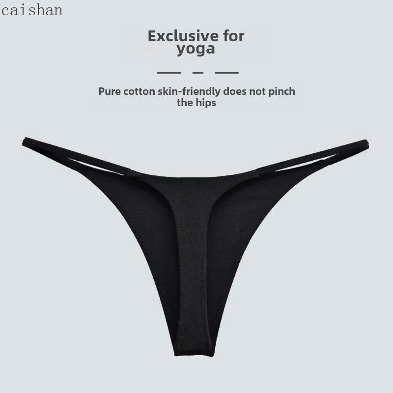 Сексуальные стринги с двойным тонким ремешком и низкой талией бесшовные бикини