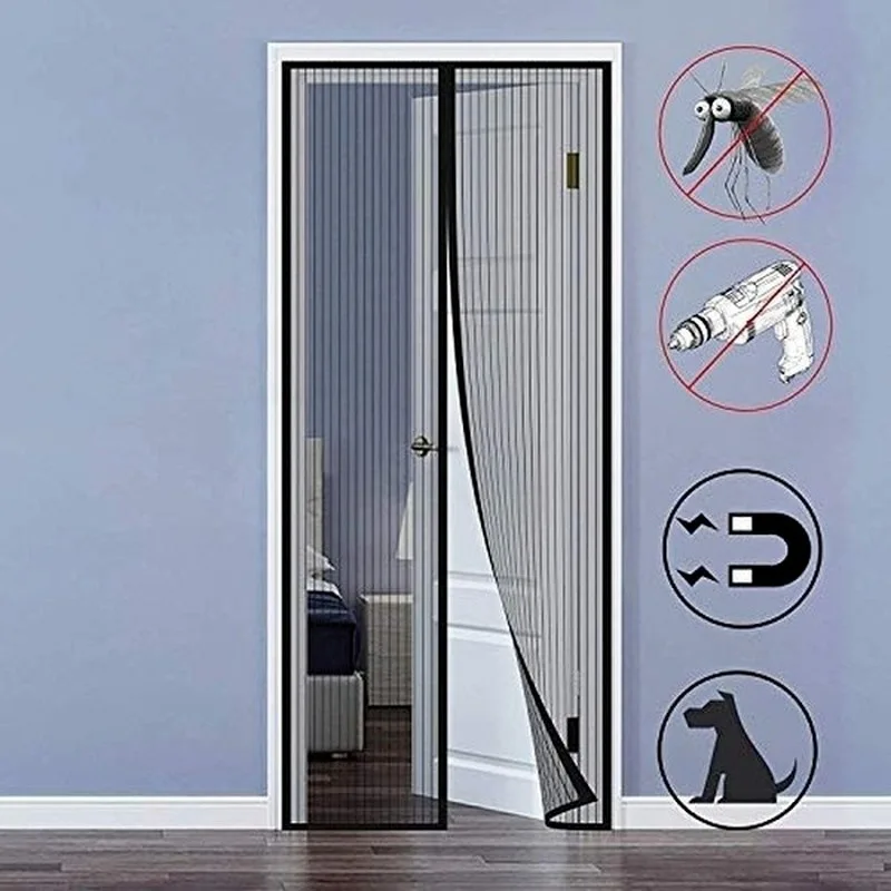 

Hot Summer Magnetic Mosquito Net Door Anti Mosquito Insect Fly Bug Curtains Automatic Closing Door for Kitchen Door Mosquito Net
