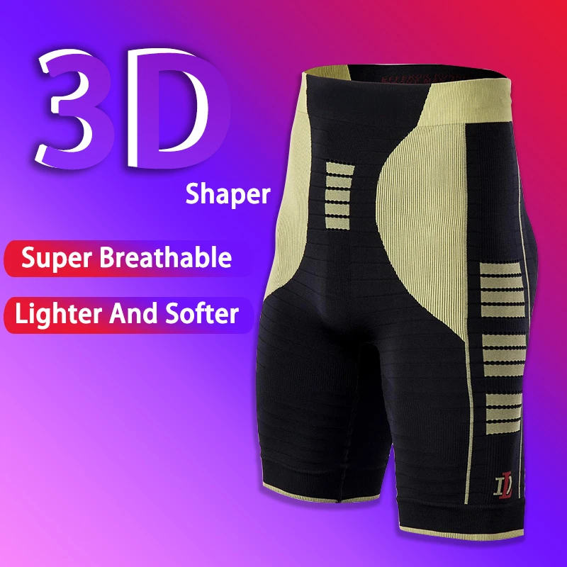 

Man 3D Compression Pants Outdoor Fitness Running Tights Seamless Quick Dry Compressed Underwear Cycling Panties Nylon Gym Shaper