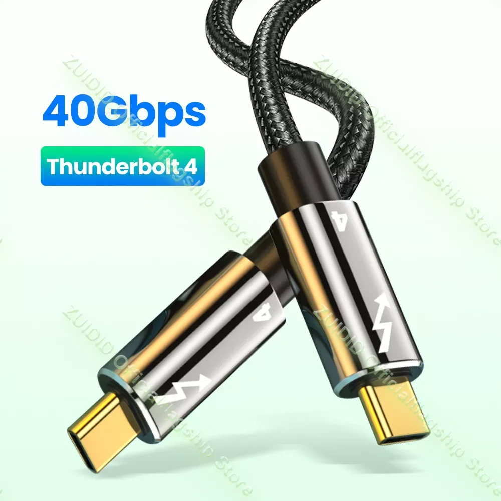 

4/3 Cable USB4.0 40Gbps USB C to Type C PD 100W 5A 8K@60Hz Fast Charging Data Transfer USB-C Cable for Macbook Pro