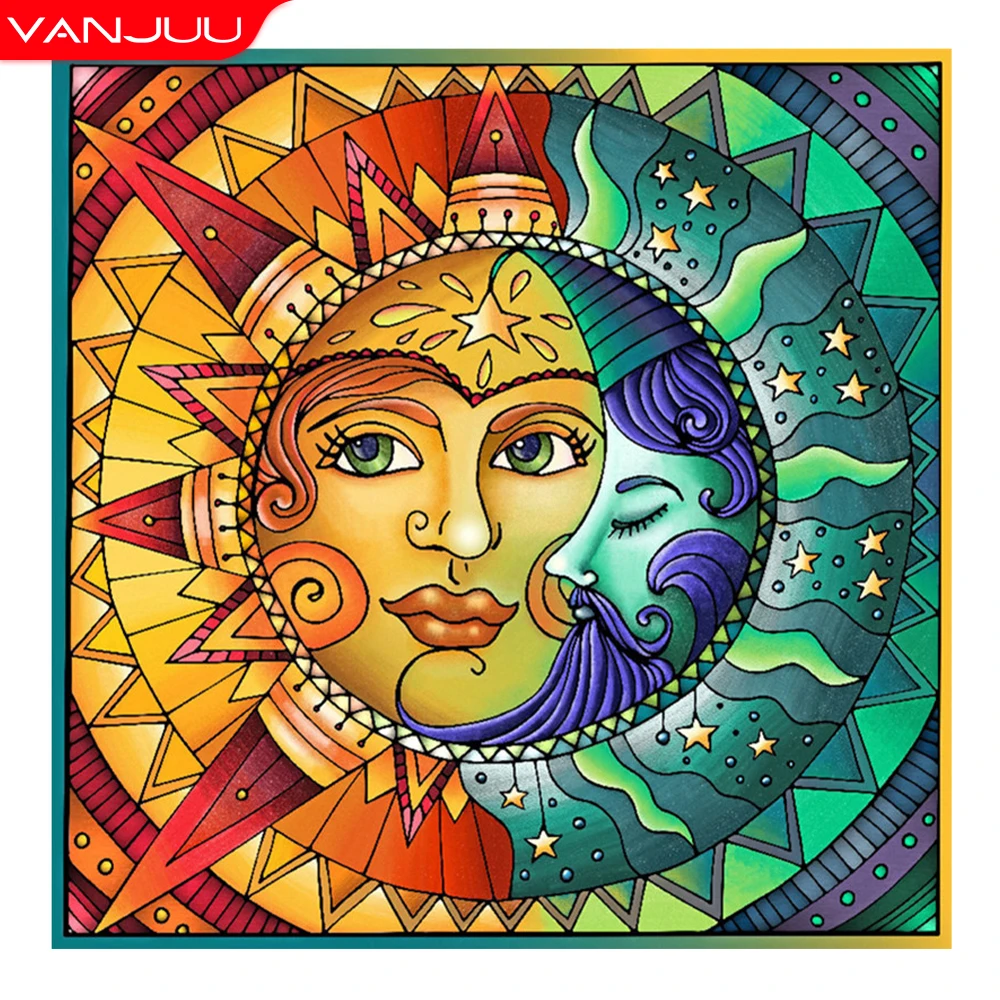 Алмазная мозаика 5D Портрет Искусство алмазная живопись полная Абстрактная