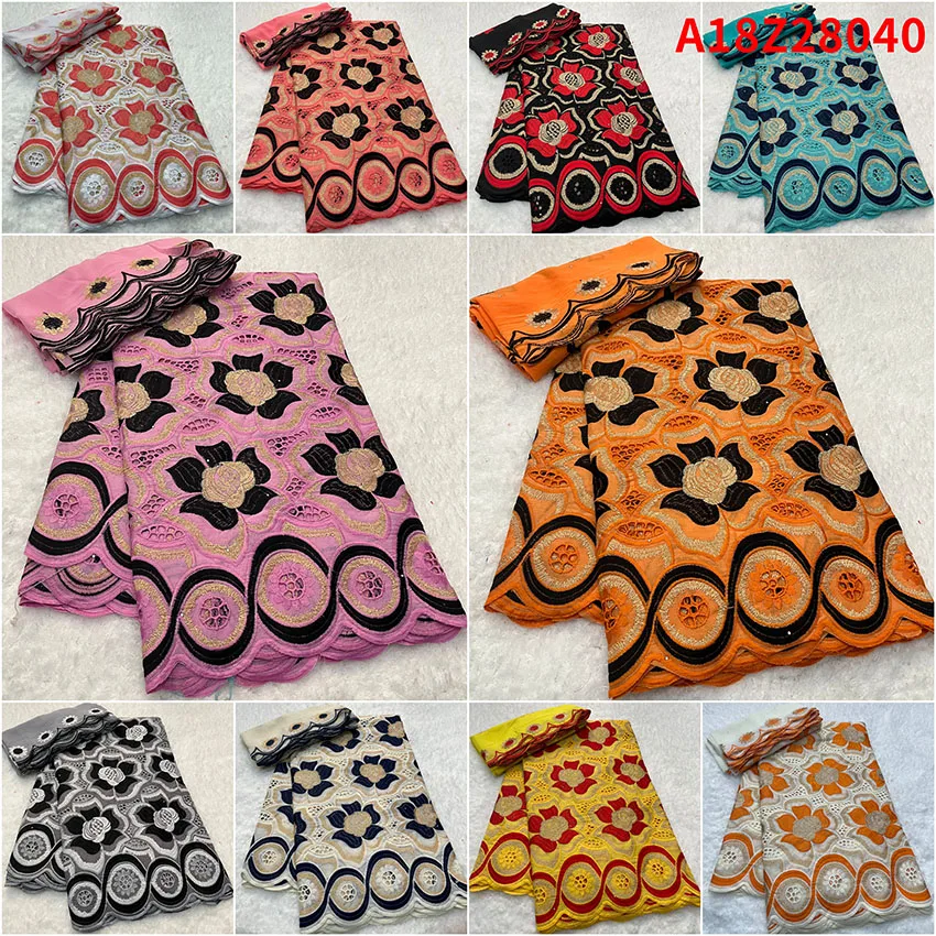 2022 африканская большая акция швейцарская кружевная ткань материал нигерийская