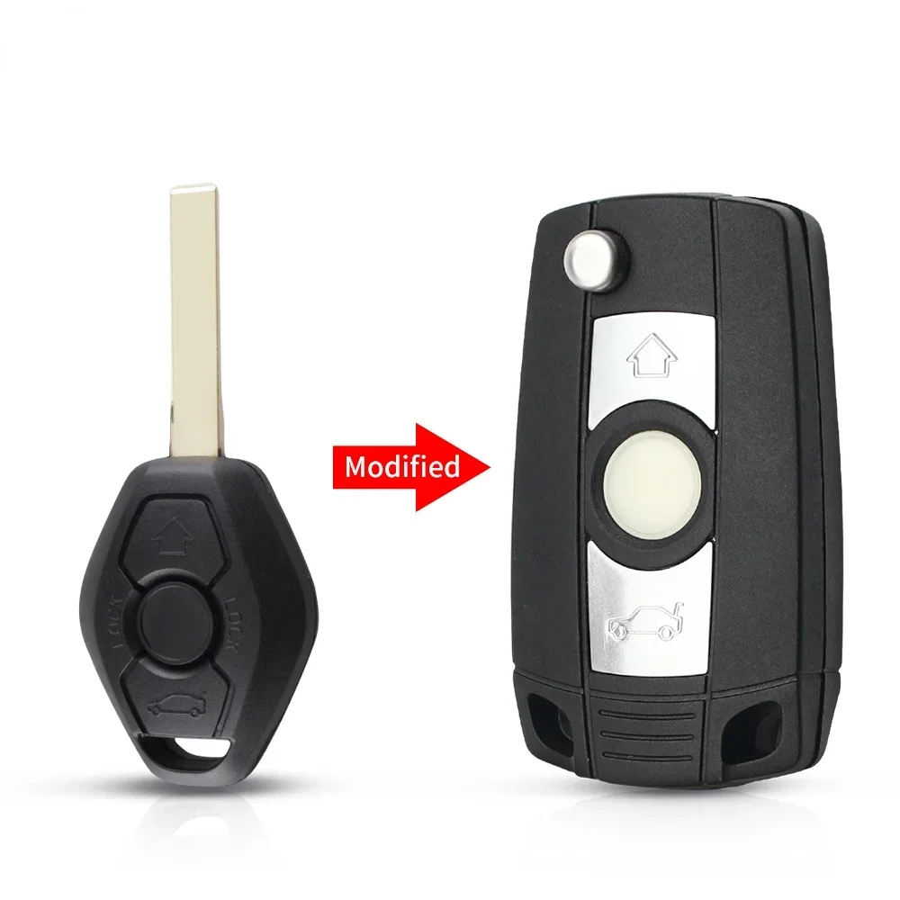 

KEYYOU 3BTN откидная оболочка ключа дистанционного управления для BMW E36 E38 E39 E46 E53 E60 E61 E63 E64 E81 E83 E85 E86 1/3/5/7 Series X3 X5 Z3 Z4