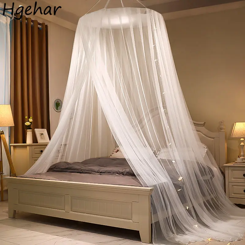 

Hung Dome Mosquito Net Home Summer Princess Single-Bed Universal Vintage Single-door Elegant Sweet Teen Girls Protector Lovely