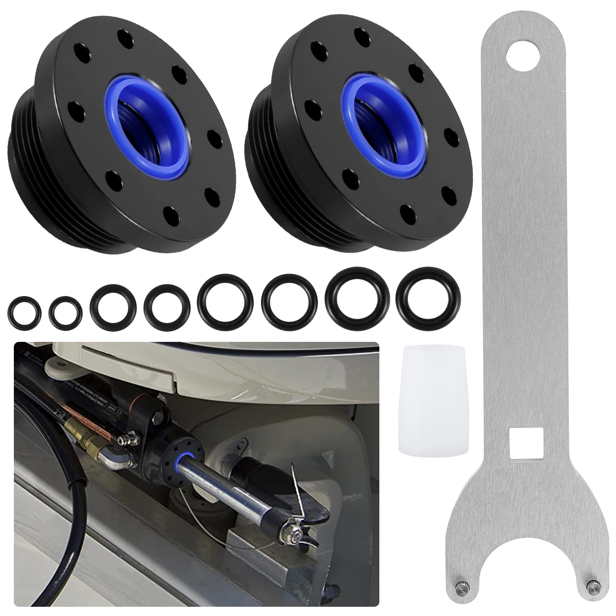 Комплект Уплотнений Гидравлического Цилиндра Рулевого Управления Переднее