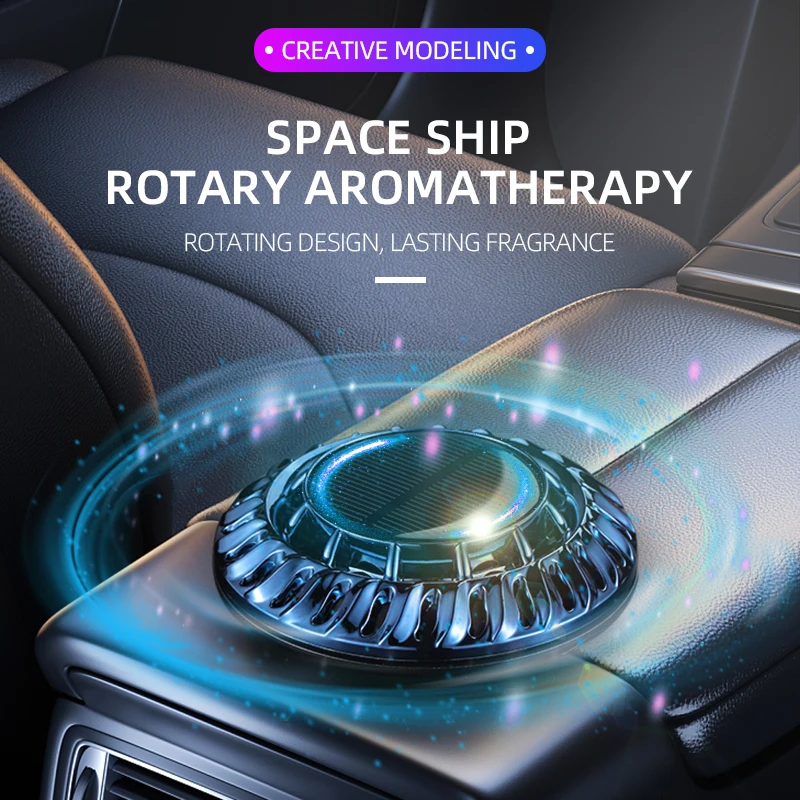 

Car Solar Rotating Perfume Durable Eau de Toilette odor Removal Aldehyde Car with Solid Balm Jewelry Aromatherapy Decoration