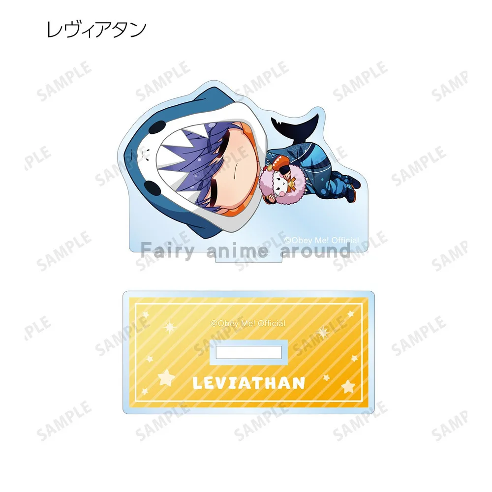 Игра 2-Obey Me аниме Belphegor Люцифер Мамон Левиафан Асмодус Вельзеуб акриловая