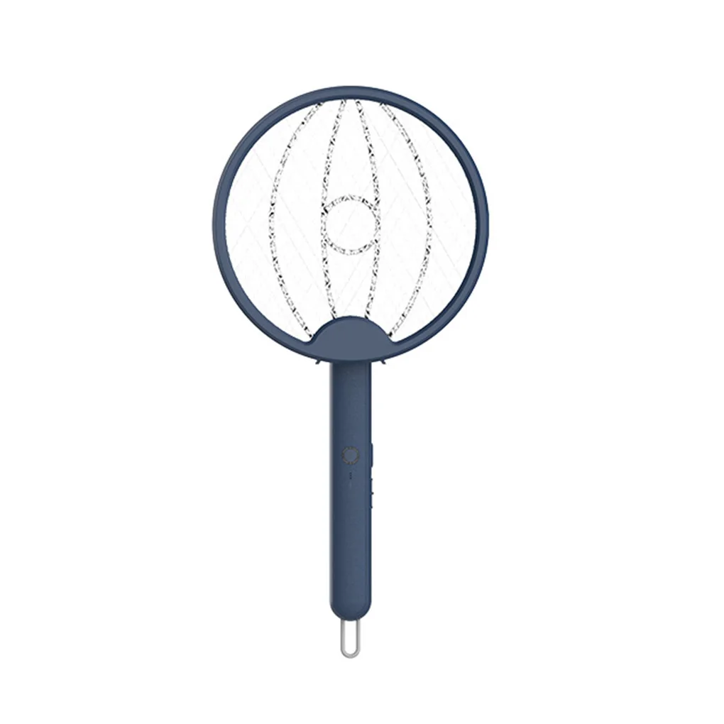 

Складная электрическая ловушка для комаров 2 в 1, USB перезаряжаемая ловушка для насекомых для борьбы с вредителями, домашняя синяя ракетка дл...