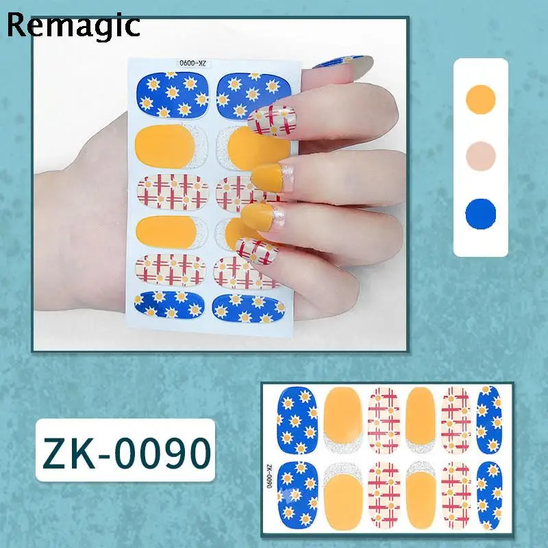 

12 шт., водостойкие наклейки для ногтей для беременных