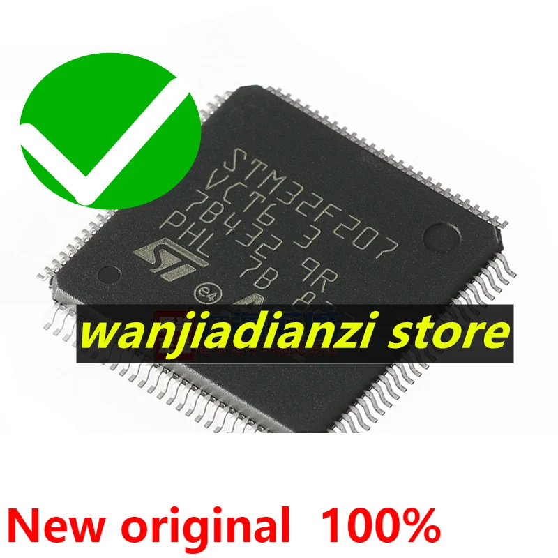 

Original STM32F207VCT6 encapsulation LQFP-100 MCU chip embedded microcontroller controller spot 32F207VCT6 VCT6 STM32CHIPS