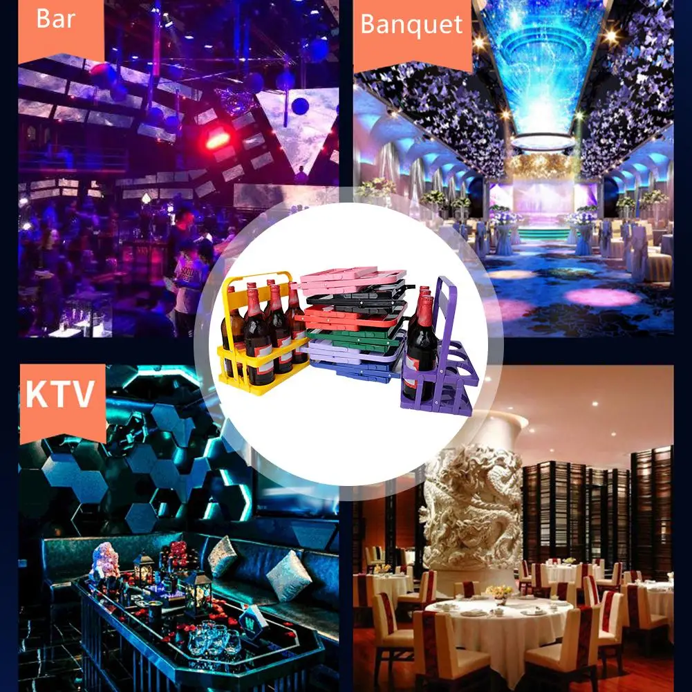 Складная корзина для пива многоразовый держатель напитков стеллаж хранения