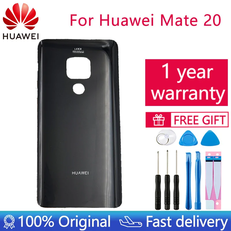 

Официальная стеклянная задняя крышка батарейного отсека HUAWEI + рамка объектива камеры задняя крышка корпуса для HUAWEI Mate 20/20 pro + Бесплатные инс...