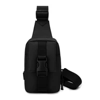 tactical chest pack military hiking bag edc sports bag shoulder bag messenger bag assault bag for hiking cycling camping