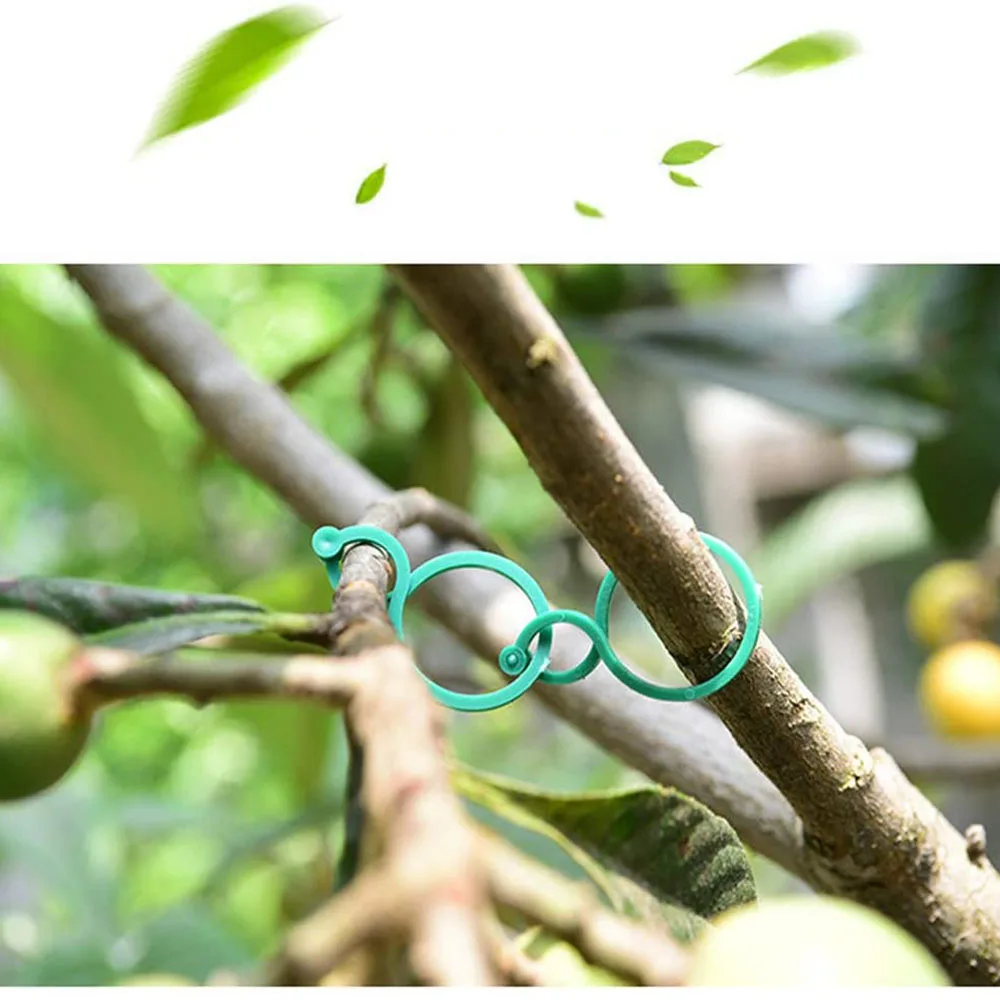 

200 Pcs Garden Plant Support Clips Vegetables Tomato Vine Flower Clips Plant Locks For Securing Plants