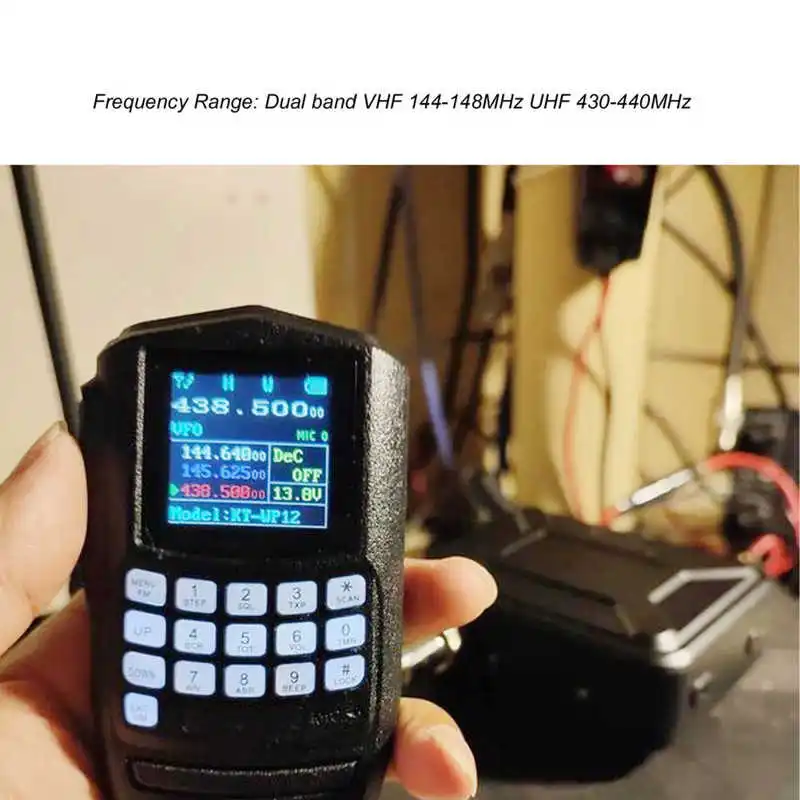 Автомобильная рация Walkie Talkie Двухдиапазонная 144-148 МГц 430-440 скремблер ручной