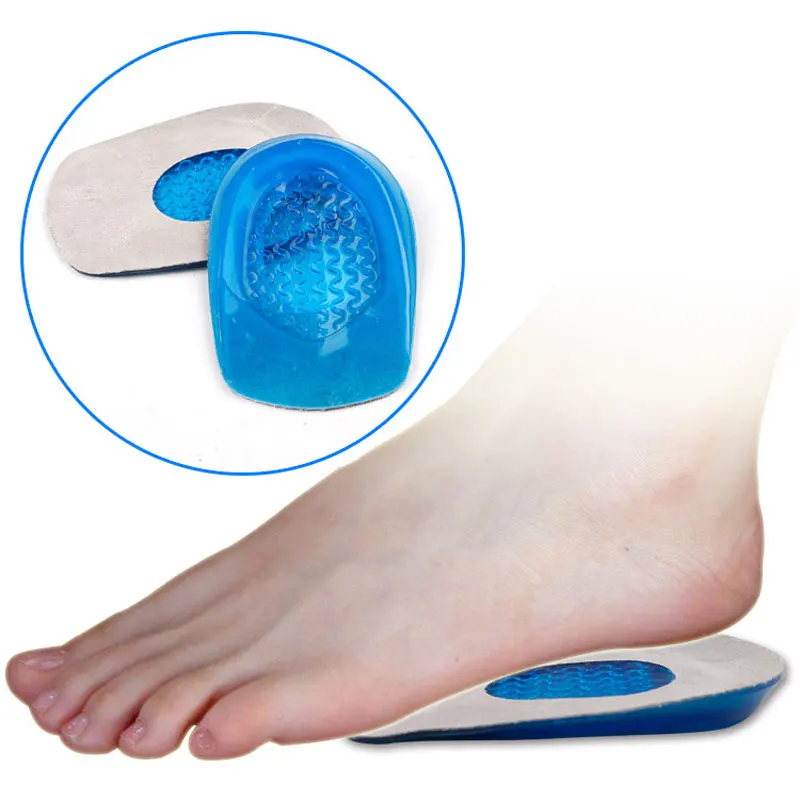 

2pieces=1pair Heel Spur Pad Half Insoles For Foot Care SEBS Plantar Fasciitis Achilles Tendonitis Pain Relief Inserts Pads