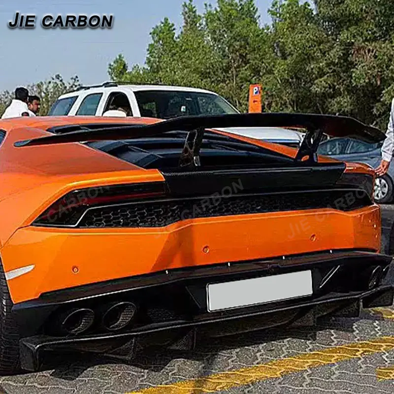 Для Lamborghini Huracan LP580 LP610 DMC стиль сухой задний спойлер из углеродного волокна крыло