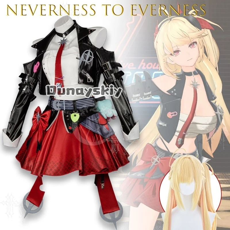 Фото Костюм для косплея Myon Rin из игры Neverness To Everness, сценический наряд певицы, платье для выступлений персонажа игры, аксессуары для Хэллоуина №2