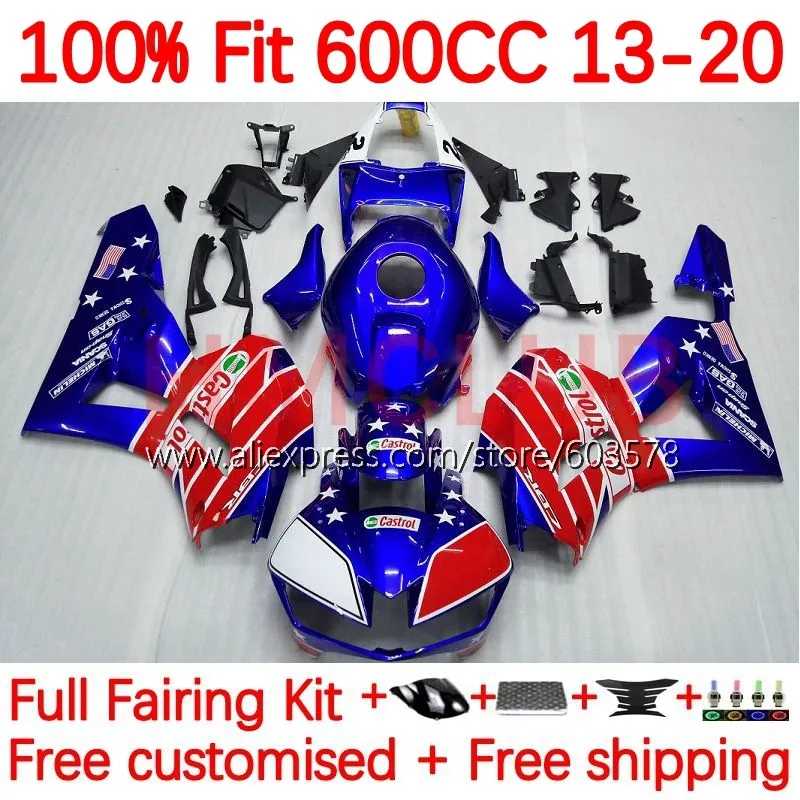 Корпус инжектора для HONDA CBR 600RR 600 CBR600 RR CC F5 CBR600RR 2013 2020 600CC 13 14 15 16 17 обтекатель OEM 147No.4