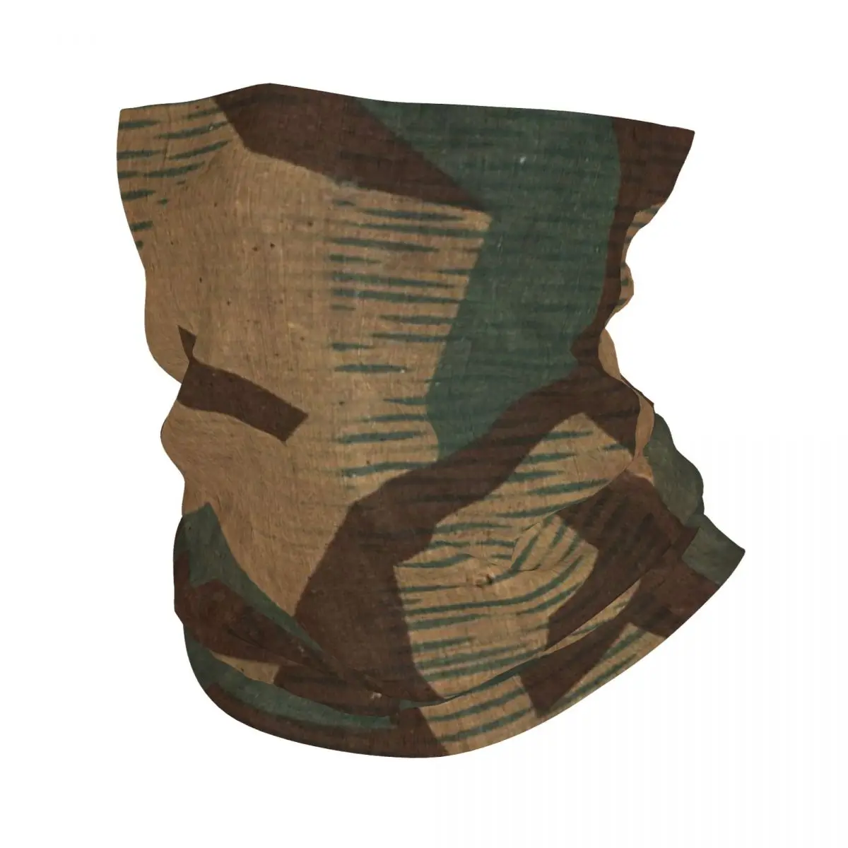 

Splintertarn German Camouflage Bandana Neck Gaiter Printed Army Military Camo Wrap Scarf Face Mask Running Unisex Adult Winter